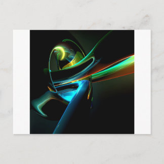 Abstract Koel Licht Show Briefkaart