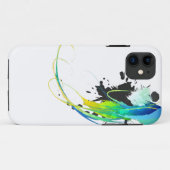 Abstract koel water Verf Spletters Case-Mate iPhone Case (Achterkant (horizontaal))