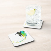 Abstract koel water Verf Spletters Drankjes Onderzetter (Rechterzijde)