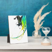 Abstract koel water Verf Spletters Fotoplaat (Zijkant)