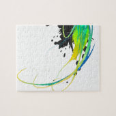Abstract koel water Verf Spletters Legpuzzel (Horizontaal)