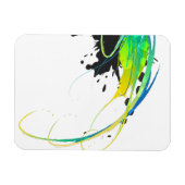 Abstract koel water Verf Spletters Magneet (Horizontaal)