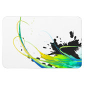 Abstract koel water Verf Spletters Magneet (Horizontaal)