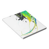 Abstract koel water Verf Spletters Notitieblok (Schuin)