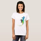 Abstract koel water Verf Spletters T-shirt (Voorkant volledig)