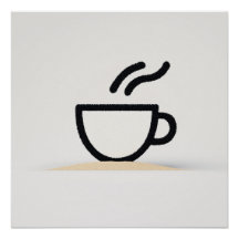 Abstract koffiebekerontwerp