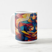 Abstract Koffiemok (Voorkant links)