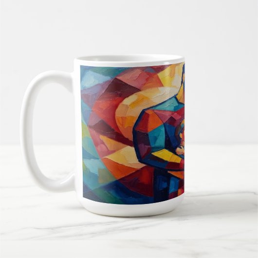 Abstract Koffiemok (Links)
