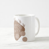 abstract koffiemok (Voorkant rechts)