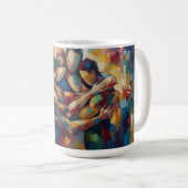 Abstract Koffiemok (Voorkant rechts)