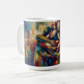 Abstract Koffiemok (Voorkant links)