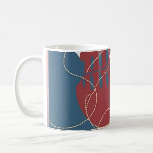 Abstract Koffiemok (Links)