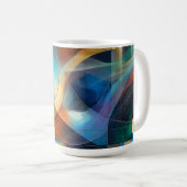 Abstract koffiemok (Voorkant rechts)