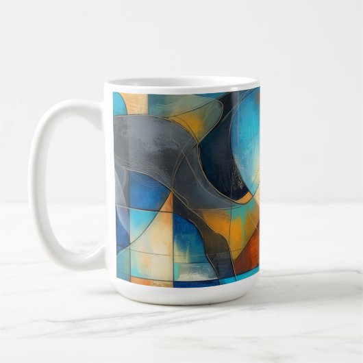 Abstract koffiemok (Links)