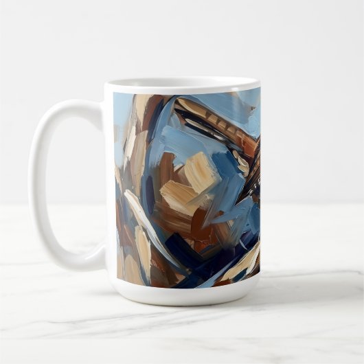 Abstract Koffiemok (Links)