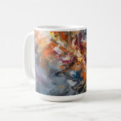 Abstract koffiemok (Voorkant links)