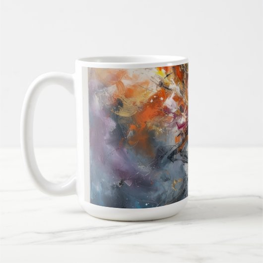 Abstract koffiemok (Links)