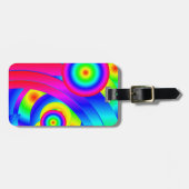 Abstract komeet bagagelabel (Voorkant horizontaal)