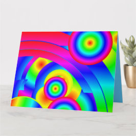 Abstract komeet kaart