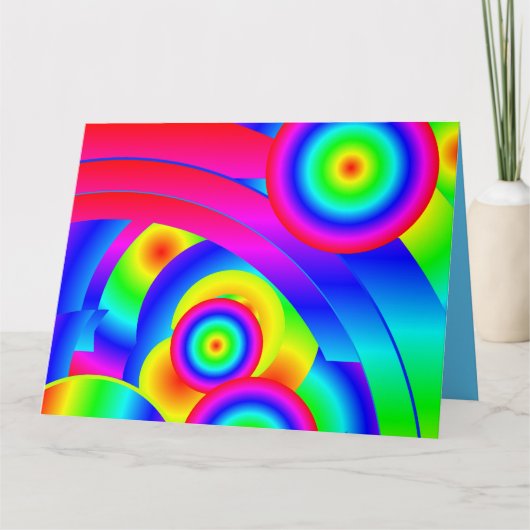 Abstract komeet kaart (Voorkant)