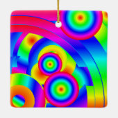 Abstract komeet keramisch ornament (Achterkant)