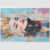 Abstract Koninklijke Koningin Decoupage Tissuepapier (Voorkant)