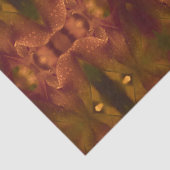 Abstract koper-bruin metaalontkoppelingspatroon tissuepapier (Detail)