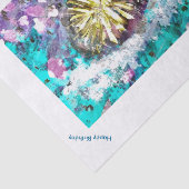 Abstract Koraalrif Zee Urchin Seaside Custom Tissuepapier (Detail)