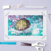 Abstract Koraalrif Zee Urchin Seaside Custom Tissuepapier (Craft)