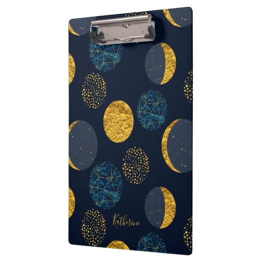 Abstract kosmisch patroon op maat klembord (Links)