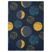 Abstract kosmisch patroon op maat klembord (Achterkant)