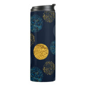 Abstract kosmisch patroon op maat thermosbeker (Gedraaid links)