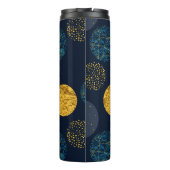 Abstract kosmisch patroon op maat thermosbeker (Achterkant)