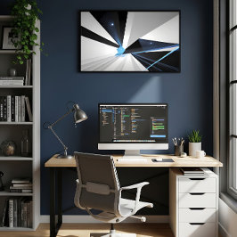 Abstract Kosmisch Portaal Poster