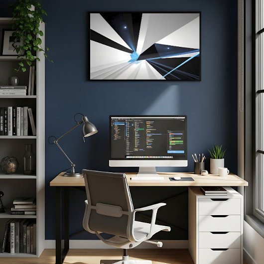 Abstract Kosmisch Portaal Poster