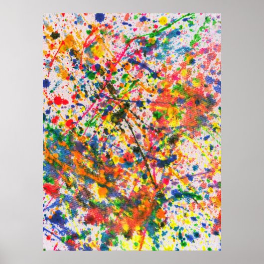 Abstract - Krijtje - Mardi Gras Poster (Voorkant)