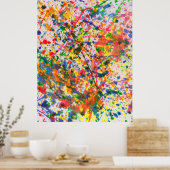 Abstract - Krijtje - Mardi Gras Poster (Keuken)
