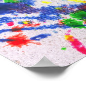 Abstract - Krijtje - Mardi Gras Poster (Hoek)