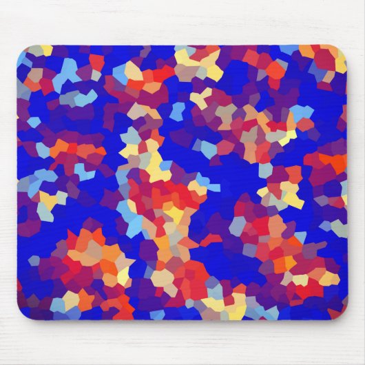 Abstract kristalpatroon muismat (Voorkant)