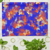 Abstract kristalpatroon theedoek (Gevouwen)