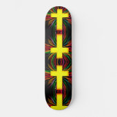 Abstract kruisje persoonlijk skateboard (Voorkant)