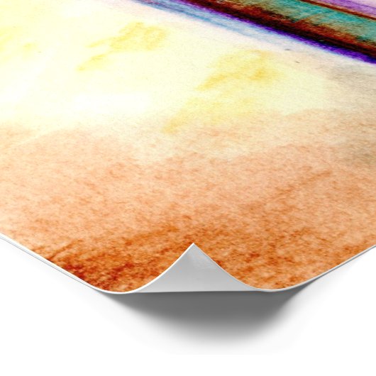 Abstract kruisPoster Poster (Hoek)