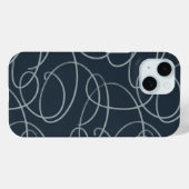 Abstract Krullende Wingerd | Minimalistische Lijnk Case-Mate iPhone Case (Achterkant (horizontaal))