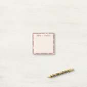 Abstract Krullende Wingerd Moderne Notities & Krab Post-it® Notes (Op bureau)
