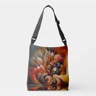 Abstract, kubisme, moderne kunst, Cross-body tas