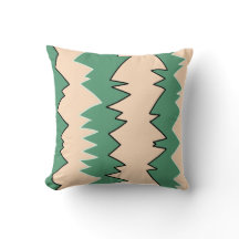 Abstract Kunst Bleek Beige Coral Pink Green