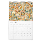 Abstract kunst collectie kalender (Jan 2026)