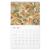Abstract kunst collectie kalender (Mar 2026)