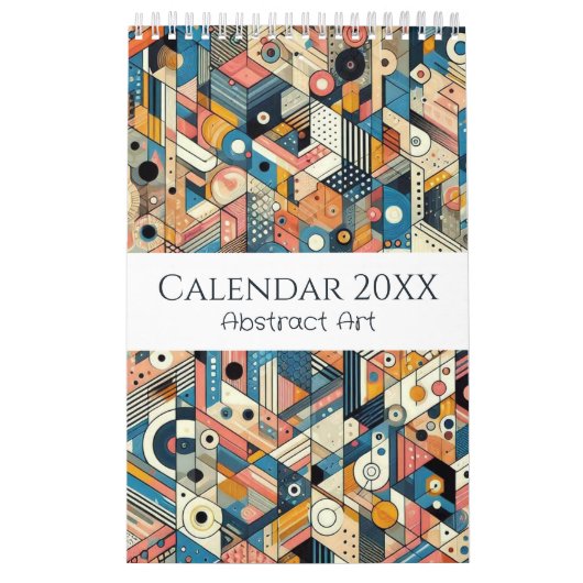 Abstract kunst collectie kalender (Hoes)