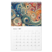 Abstract kunst collectie kalender (Jan 2027)